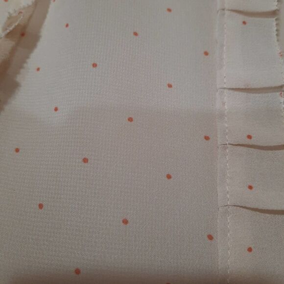 Loft Blouse Ladies‎ Small Sleeveless Polka-dot - Picture 3 of 6